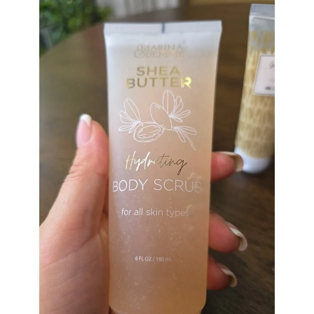 LOT OF 2 Origins Ginger Burst Savory Body Wash 2.5 oz & Marisa Odeme Shea Butter